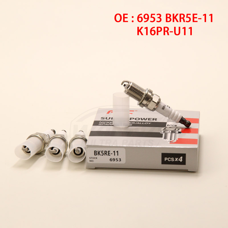 Ngk Spark Plug V-Power - หัวเทียนนิกเกิล BKR5E-11 6953 สำหรับรถ Sedona Rio