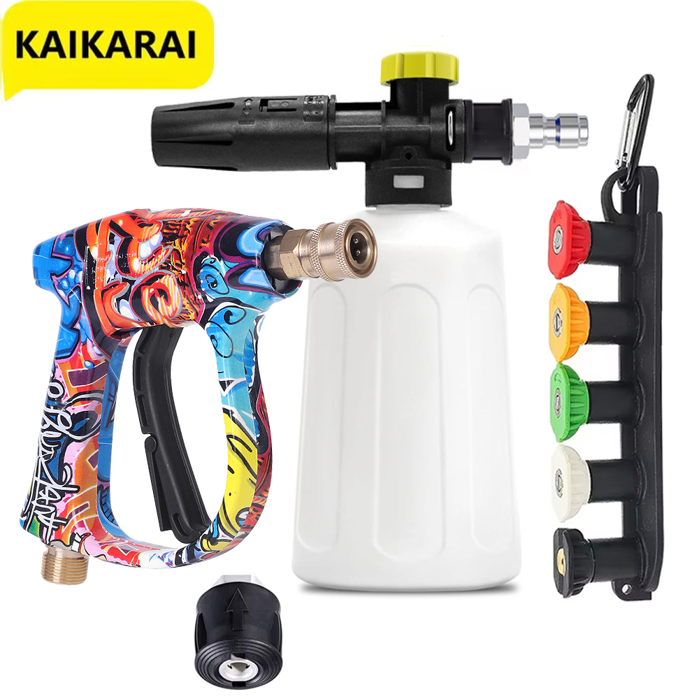 Car Shampoo Ph - ROUE 1/4 การเชื่อมต่ออย่างรวดเร็ว Snowflake Foam Cannon